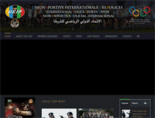 Tablet Screenshot of internationalpolicesports.com